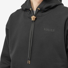 Versace Men's Medusa Toggle Popover Hoody in Black/Gold