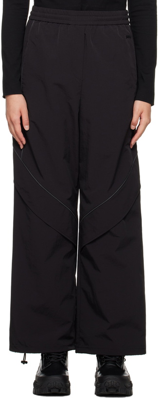 Photo: Juun.J Black Elasticized Track Pants