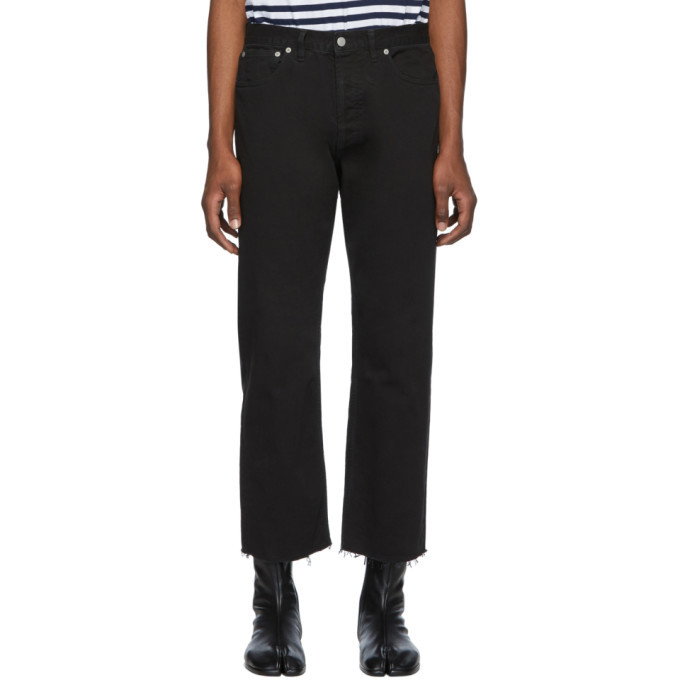 Photo: Maison Margiela Black Garment-Dyed Jeans