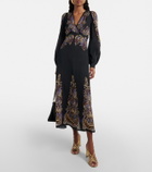 Etro Paisley midi dress