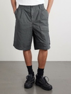 C.P. Company - Straight-Leg Logo-Appliquéd Cotton Reps Cargo Shorts - Gray