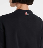Thom Browne Embroidered cotton jersey sweatshirt