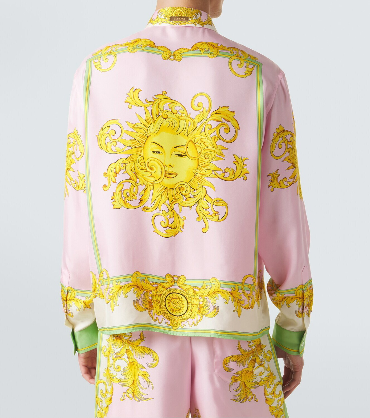 Versace Printed silk shirt