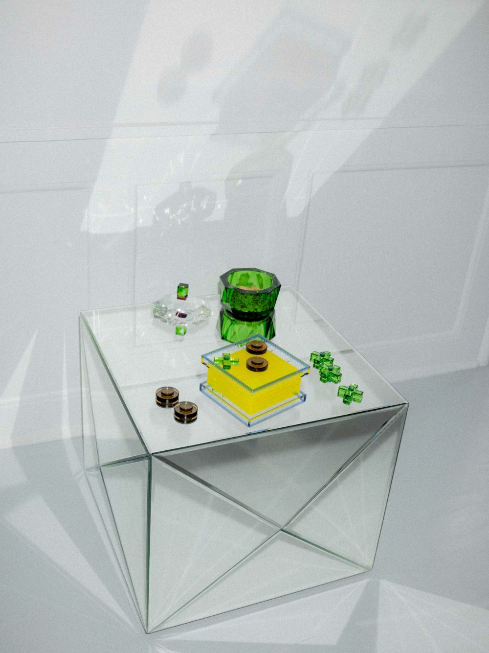 Reflections Copenhagen Crystal Tic-Tac-Toe Game
