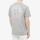 Stone Island Men's Tricromia Three Print T-Shirt in Melange Grey