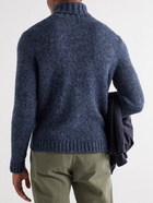 Massimo Alba - Alpaca-Blend Rollneck Sweater - Blue