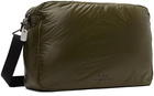 A.P.C. Khaki Nylon Bomber Bag