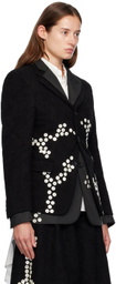 Comme des Garçons Homme Plus Black Layered Blazer