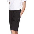 Champion Reverse Weave Black Logo Bermuda Shorts
