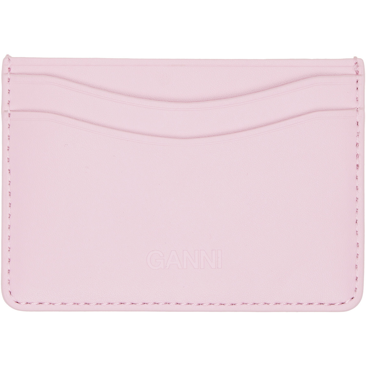 GANNI Pink Bou Card Holder