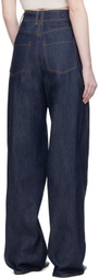 Elleme Blue Wavy Jeans