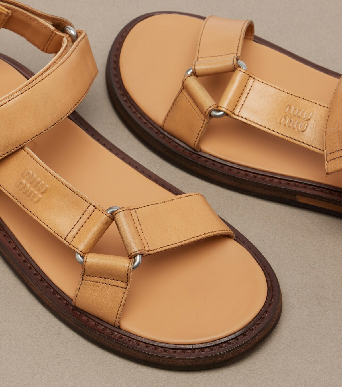Miu Miu Leather sandals