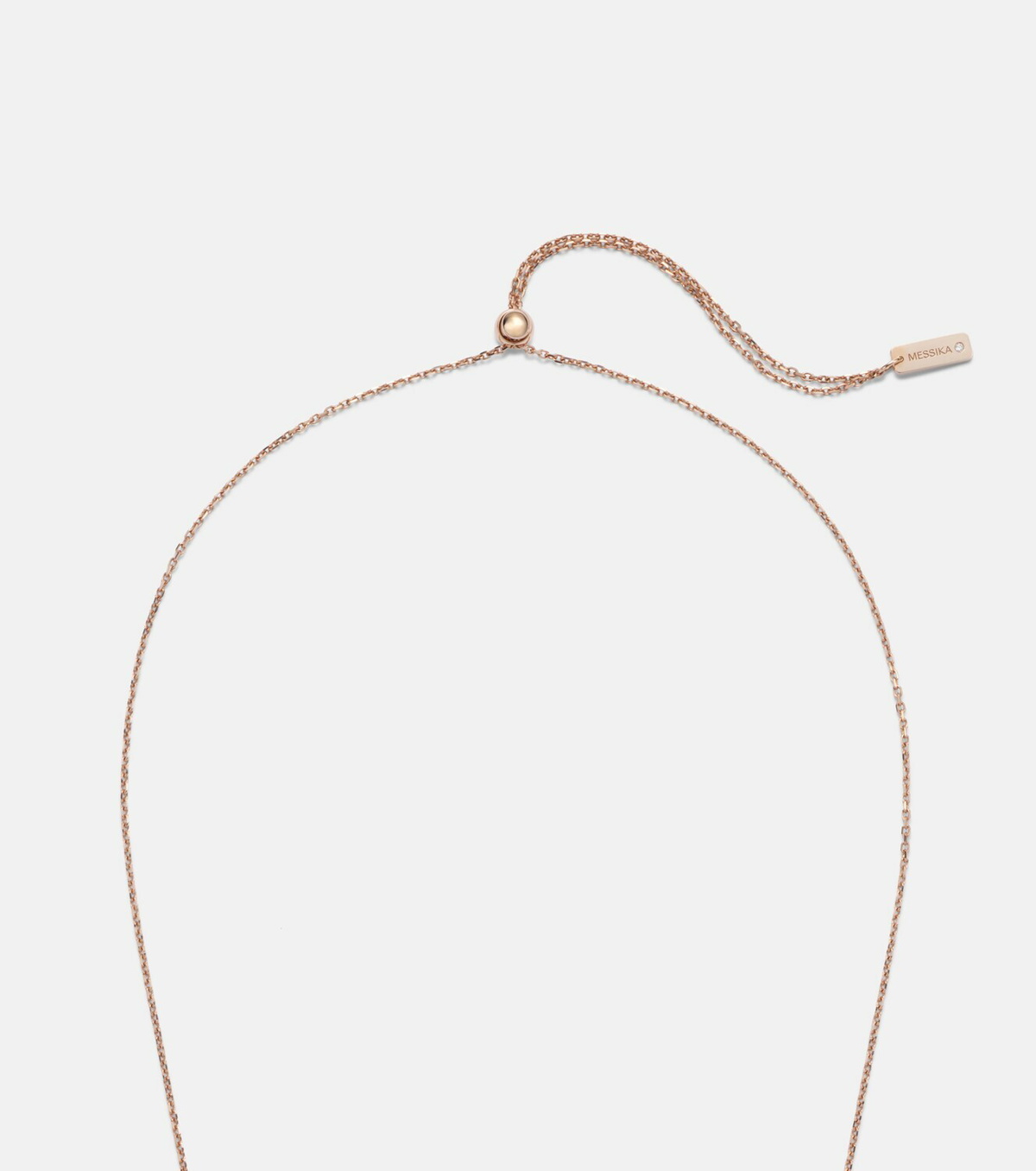 Messika Move 10th 18kt rose gold pendant necklace with diamonds