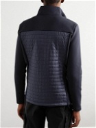 Fusalp - Aspon II Paneled Stretch-Jersey and Quilted Shell Jacket - Blue
