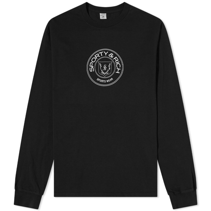 Photo: Sporty & Rich Long Sleeve Monaco Tee