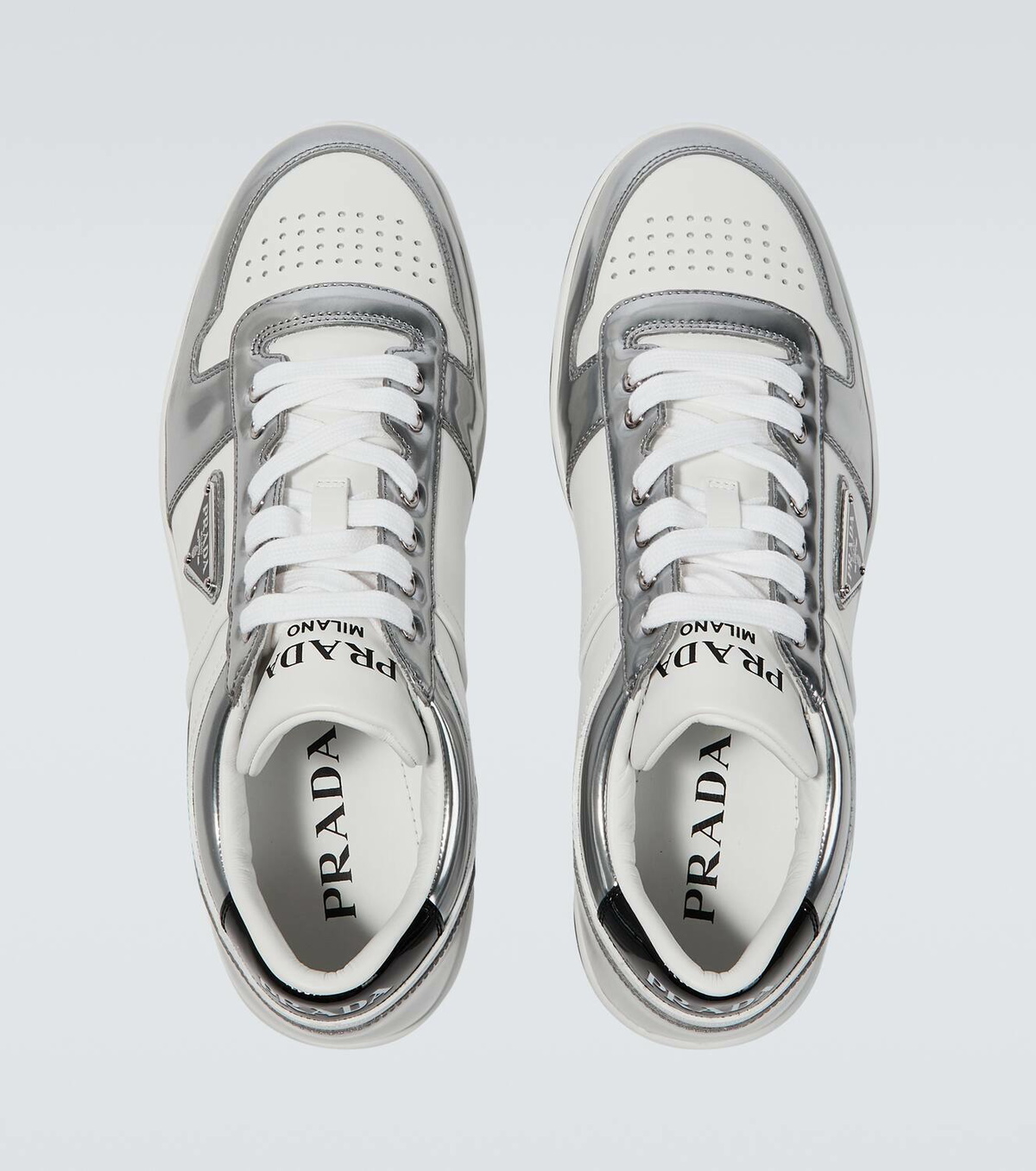 Prada Downtown leather sneakers Prada