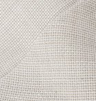 Hugo Boss - 6cm Virgin Wool and Linen-Blend Tie - Men - Cream