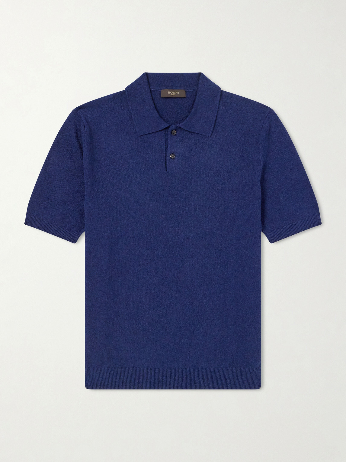 Slowear - Slim-Fit Cotton-Blend Terry Polo Shirt - Blue