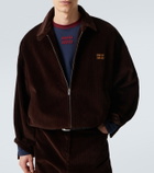 Miu Miu Cotton corduroy blouson jacket