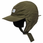 C.P. Company Men's Chrome-R Earflap Cap in Ivy Green 