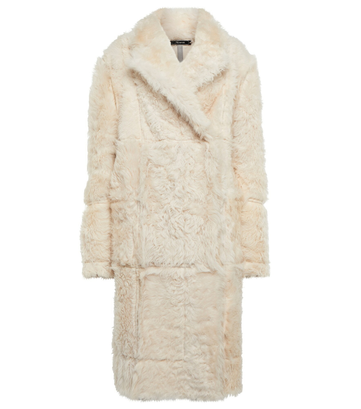 Peter Do - Double-breasted shearling coat