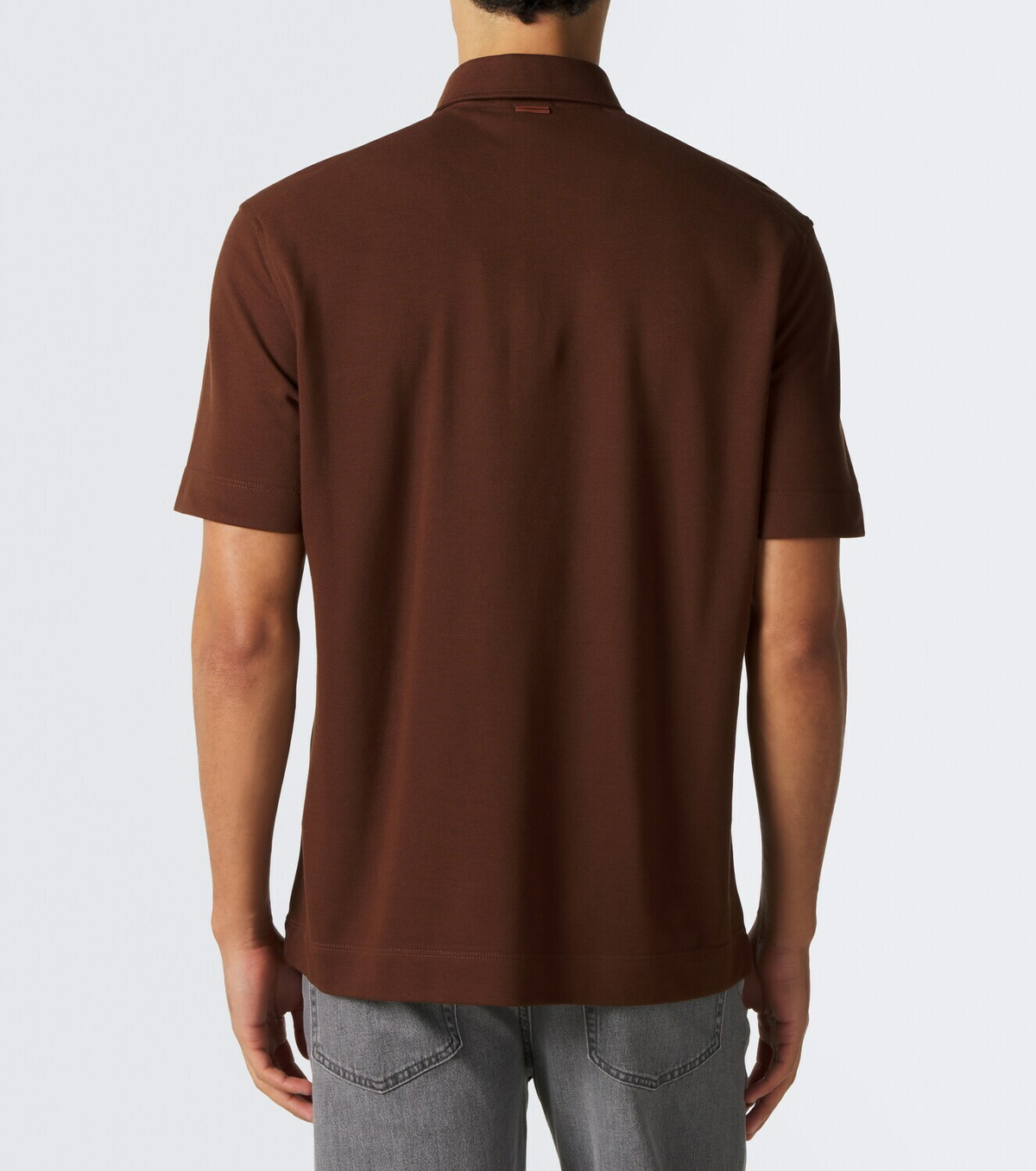 Zegna Cotton piqué polo shirt