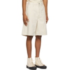 Jil Sander Beige Denim Shorts