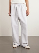Acne Studios - Prowser Oversized Wide-Leg Cotton-Blend Jersey Sweatpants - Gray