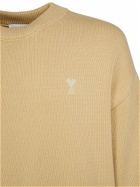 AMI PARIS - Adc Cotton & Wool Crewneck Sweater
