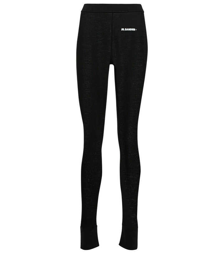 Photo: Jil Sander Logo leggings