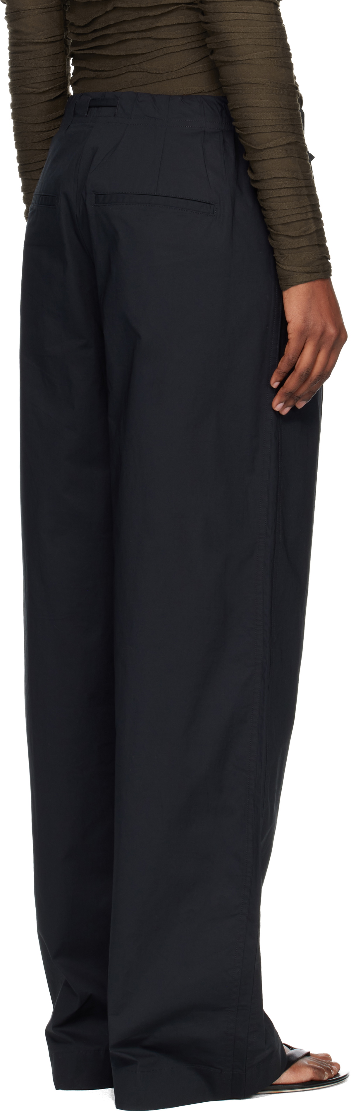 Proenza Schouler Black Proenza Schouler White Label Barrett Trousers