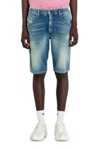 Diesel Chino shorts in Jogg Jeans with worn finish - Denim short pants Mens in Blue