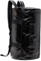 Fred Perry Black Tonal Barrel Backpack