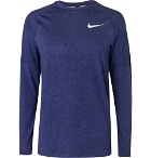 Nike Running - Element Mélange Dri-FIT T-Shirt - Men - Indigo