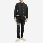 AMIRI Men's Varsity Logo Jeans in Vintage Black