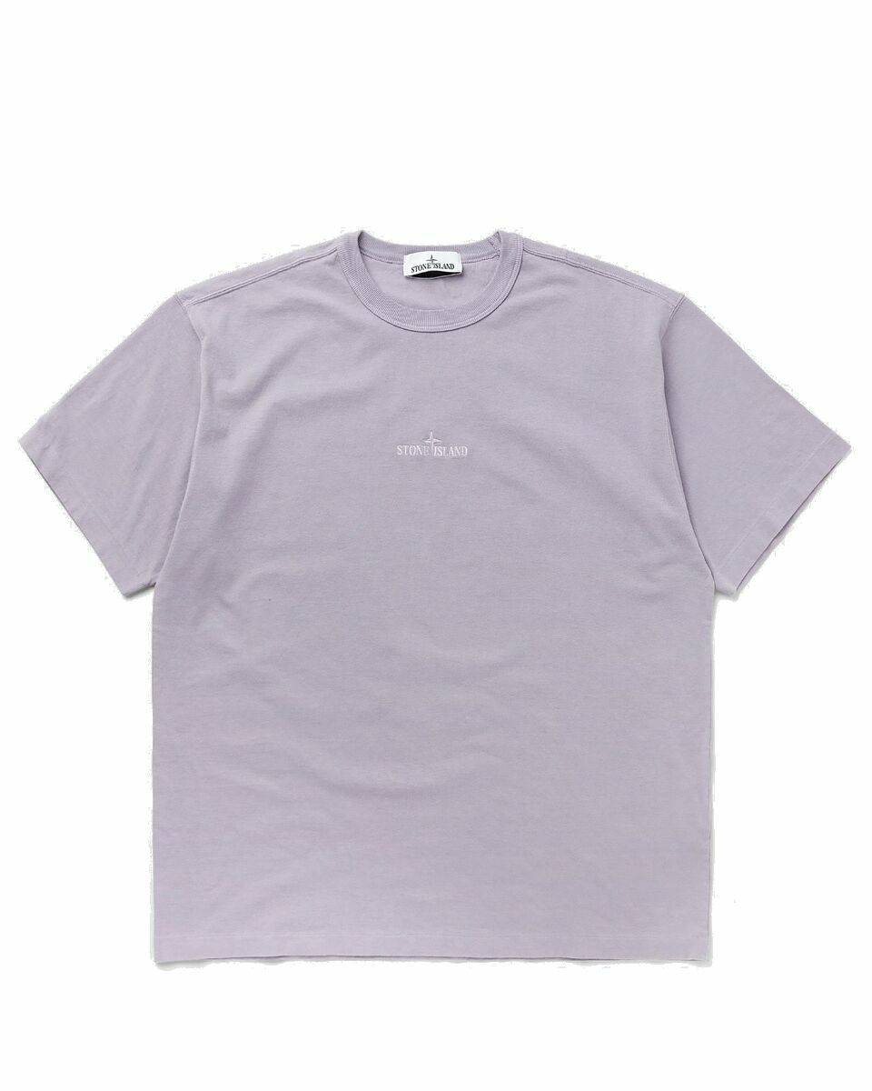 Photo: Stone Island Tee 20/1 Cotton Jersey, Garment Dyed Purple - Mens - Shortsleeves