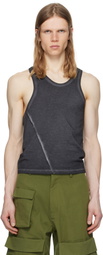 SPENCER BADU Black Organic Cotton Tank Top