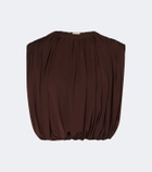 Cala de la Cruz Stone draped top