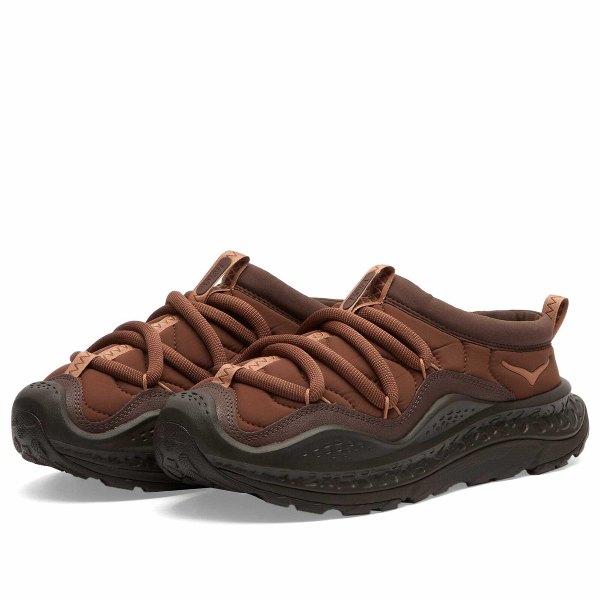 HOKA ONE ONE U Ora Primo Sneaker in Mineral Brown/Cast Iron