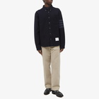 Thom Browne Men's Button Down Shirt Jacket in Navy