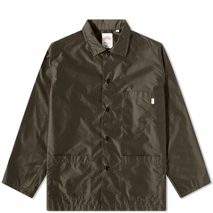 Photo: Danton Men's Poplin Shirt Jacket in Dark Khaki