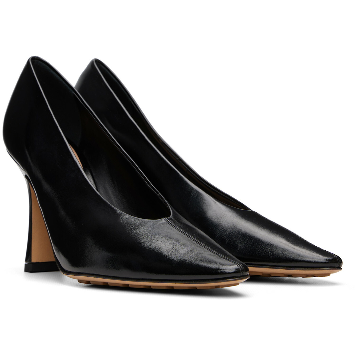 Bottega Veneta Black Sofia Heels