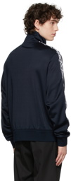 Versace Navy Zip-Up Track Jacket