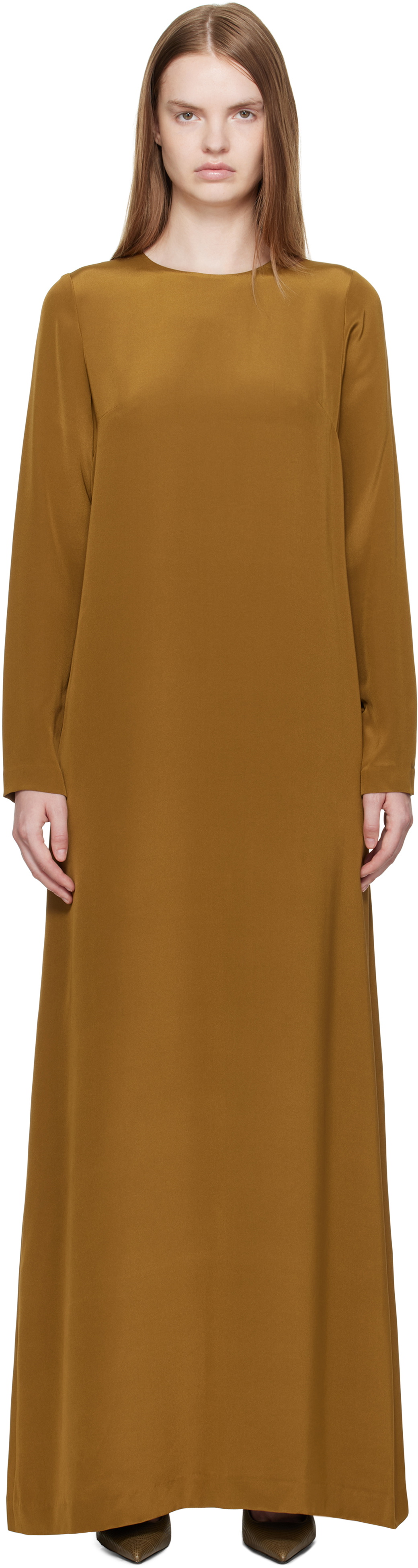 La Collection Tan Beatrice Maxi Dress