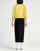 Herno Iconico Womens Puffer in Yellow