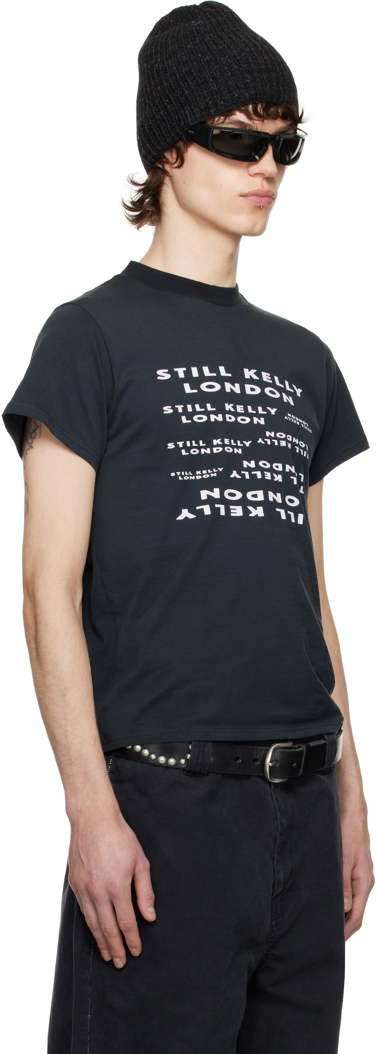 Still Kelly Black 'SK London' Baby T-shirt