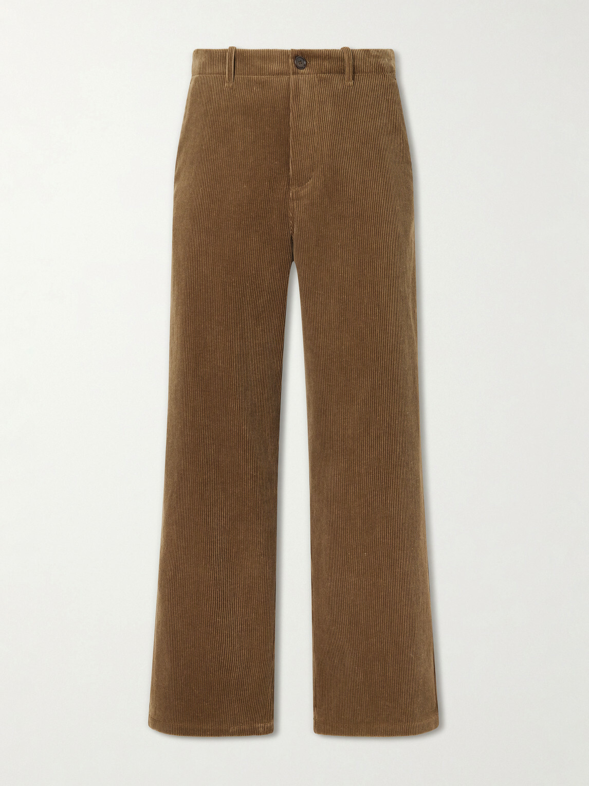 Jil Sander - Wide-Leg Cotton-Corduroy Trousers - Brown