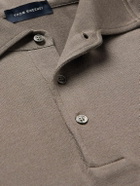 Thom Sweeney - Merino Wool Polo Shirt - Neutrals