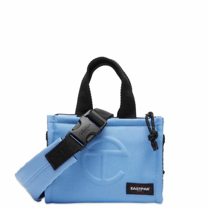 Photo: Eastpak x Telfar Shopper - Small in Telfar Cerulean 