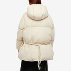 MM6 Maison Margiela Women's Padded Hood Jacket in Cream